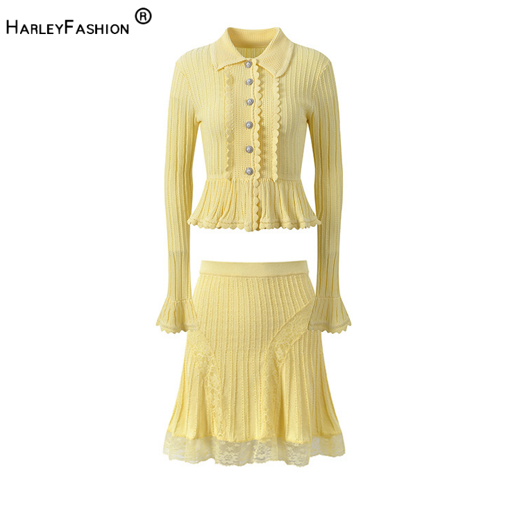 2026 Lady Solid Suit Turn-down - Longline Cardigan Knit recensione e prezzo