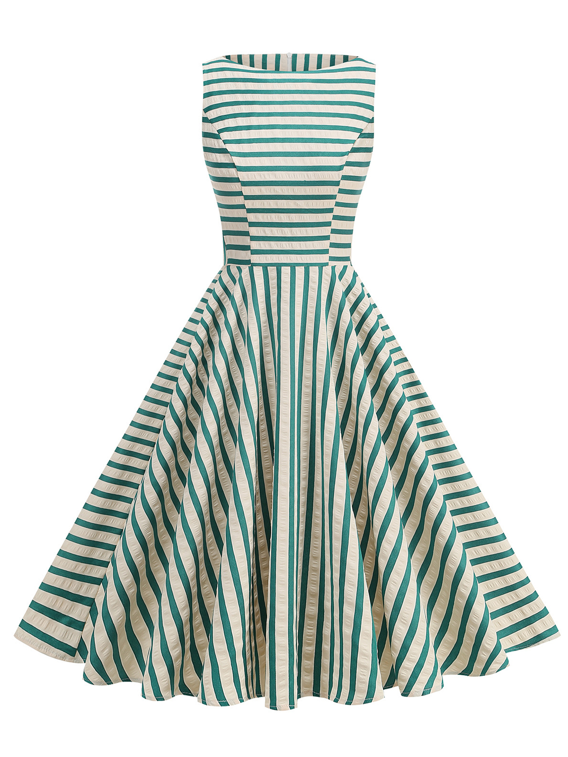 Tonval O-Neck Sleeveless Strip - Women'S Fashion In The 1950S recensione e prezzo