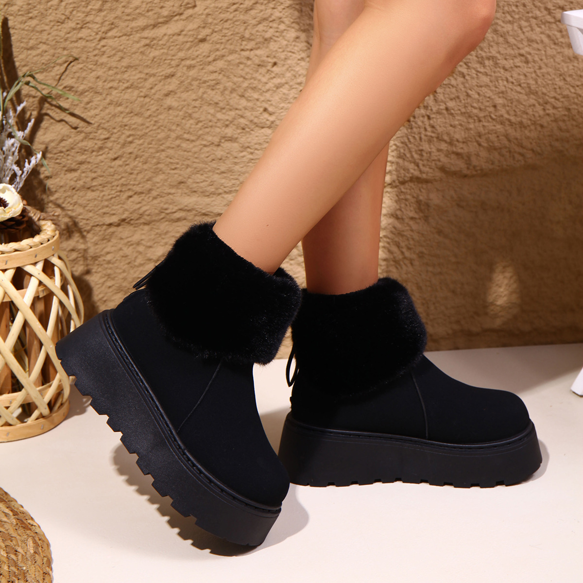 Women's Autumn Winter Plush Li - Women Fashion Online recensione e prezzo