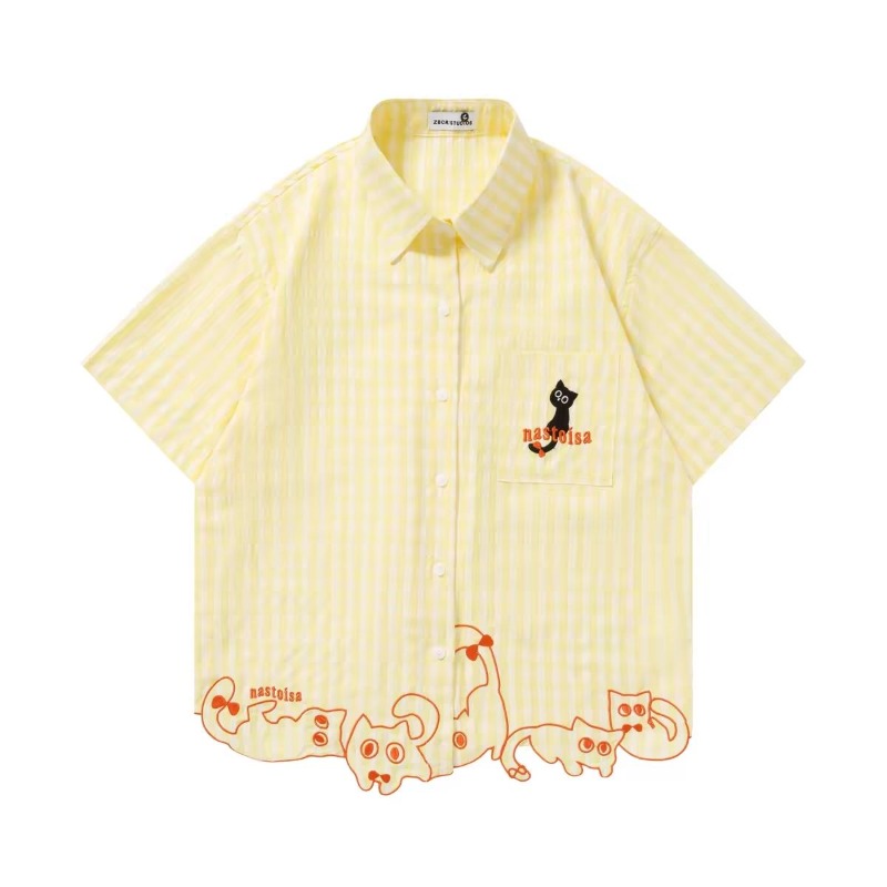 Kimutomo Shirts Women Embroide - Women'S Y2K Fashion Aesthetic recensione e prezzo