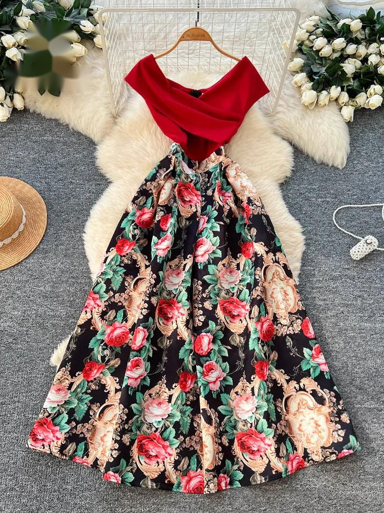 1950s Print Floral Dress Frenc - Women'S Fashion In The 1950S recensione e prezzo