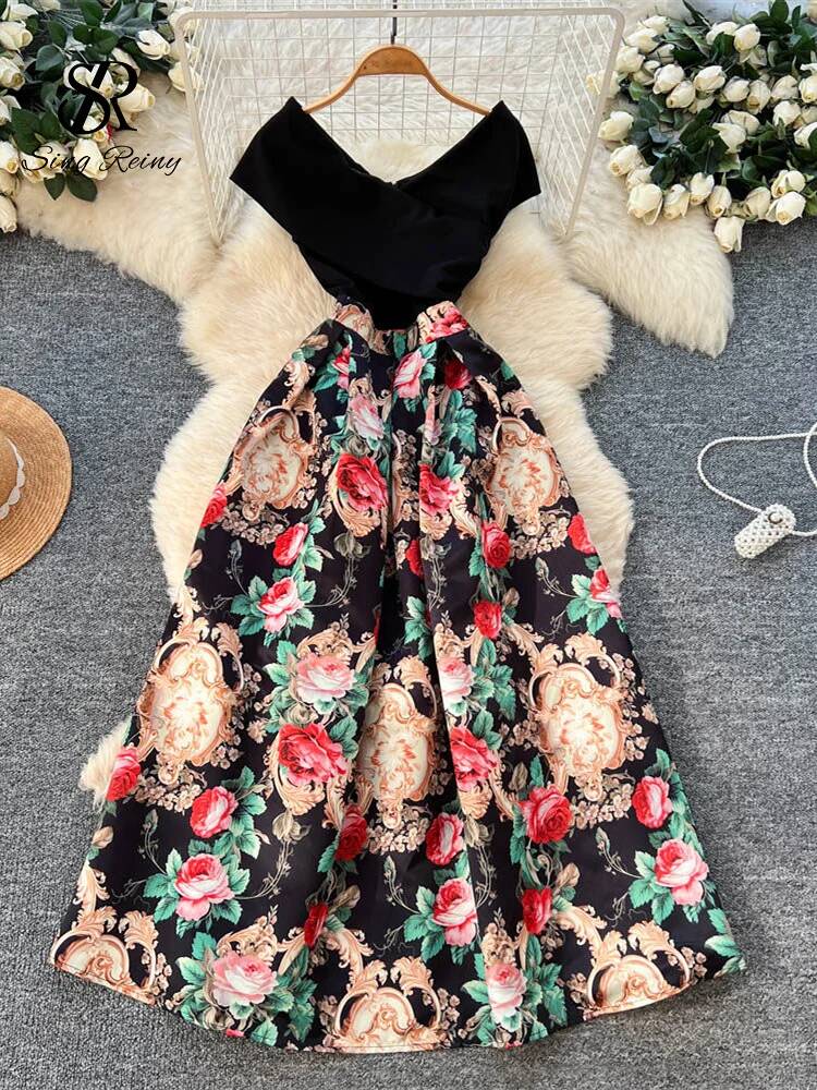 1950s Print Floral Dress Frenc - Women'S Fashion In The 1950S recensione e prezzo