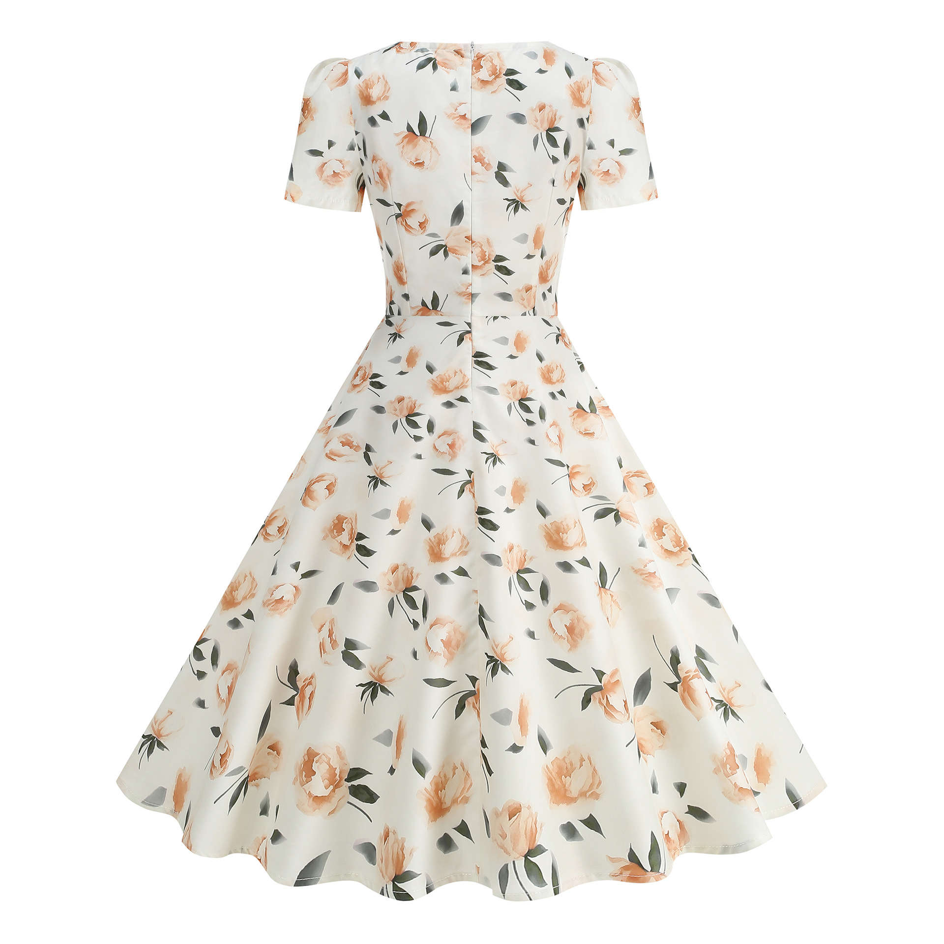 Chic Floral Print Women Vintag - Women'S Fashion In The 1950S recensione e prezzo