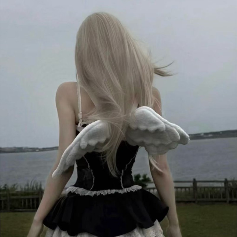 JIAERDI Sweet White Angel Wing - Women Fashion Online recensione e prezzo