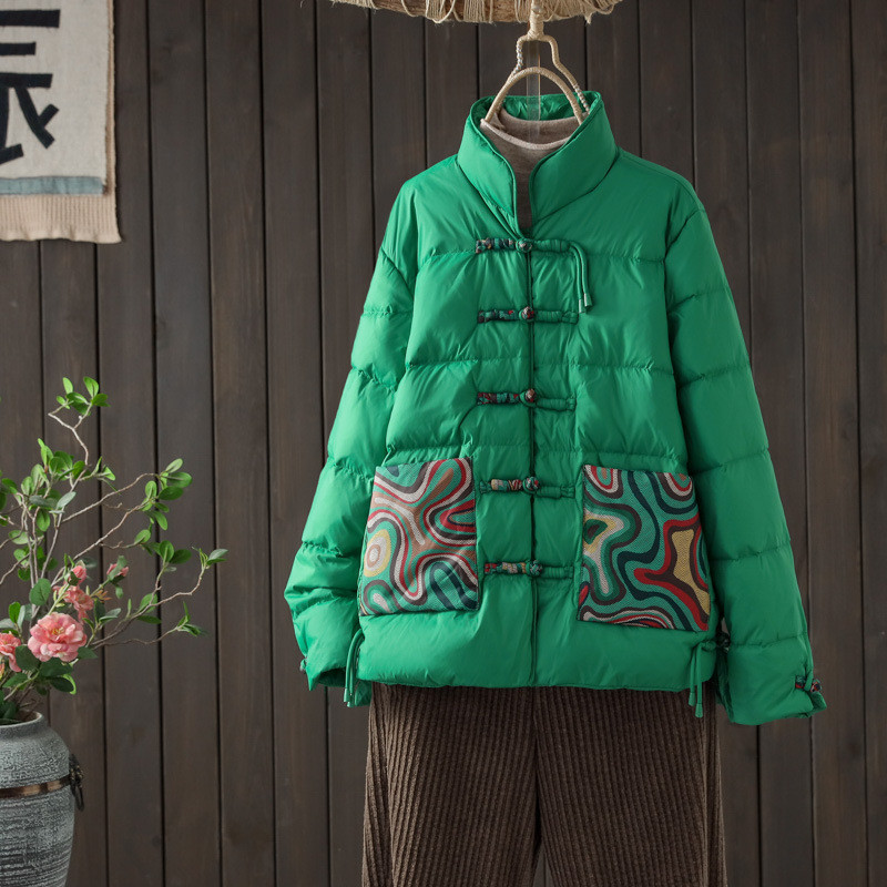 Autumn Winter Ethnic Style Emb - Women'S Fashion Parka recensione e prezzo