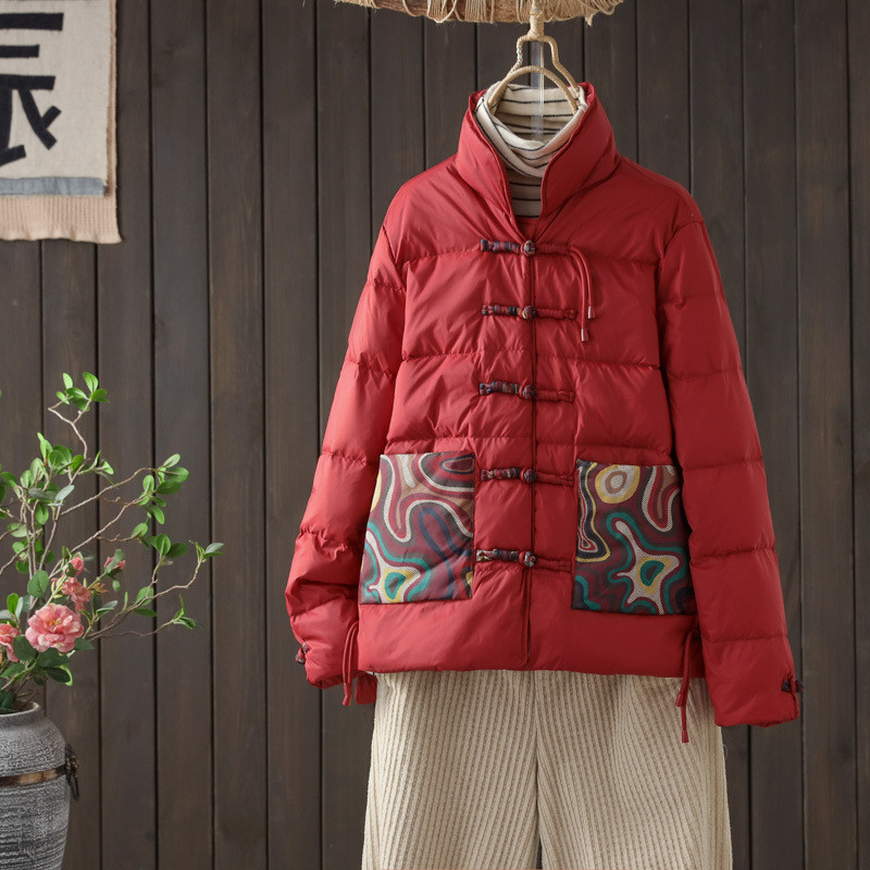 Autumn Winter Ethnic Style Emb - Women'S Fashion Parka recensione e prezzo