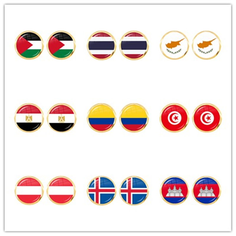National Flag Glass Cabochon S - Women Fashion Egypt recensione e prezzo
