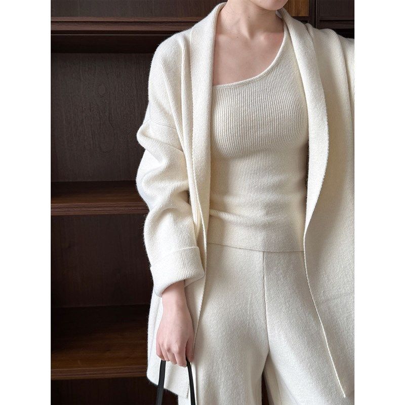 A new French minimalist and hi - Longline Cardigan Knit recensione e prezzo