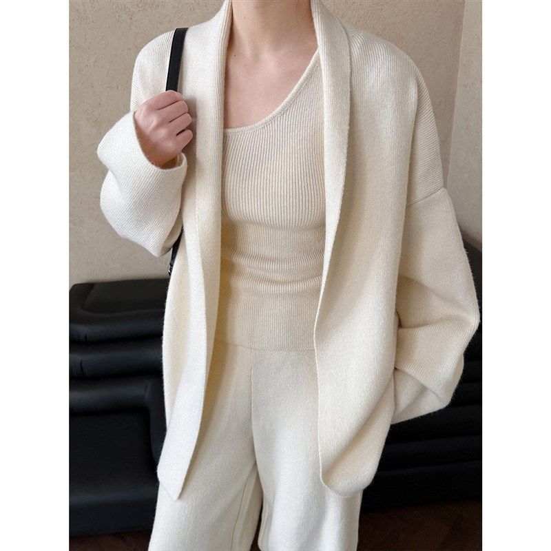 A new French minimalist and hi - Longline Cardigan Knit recensione e prezzo