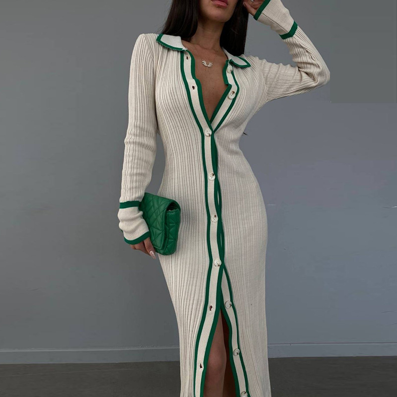 Autumn Knitted Long-sleeved Bu - Longline Cardigan Knit recensione e prezzo