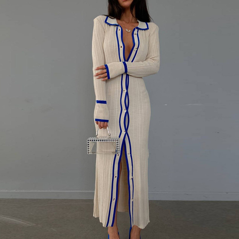 Autumn Knitted Long-sleeved Bu - Longline Cardigan Knit recensione e prezzo