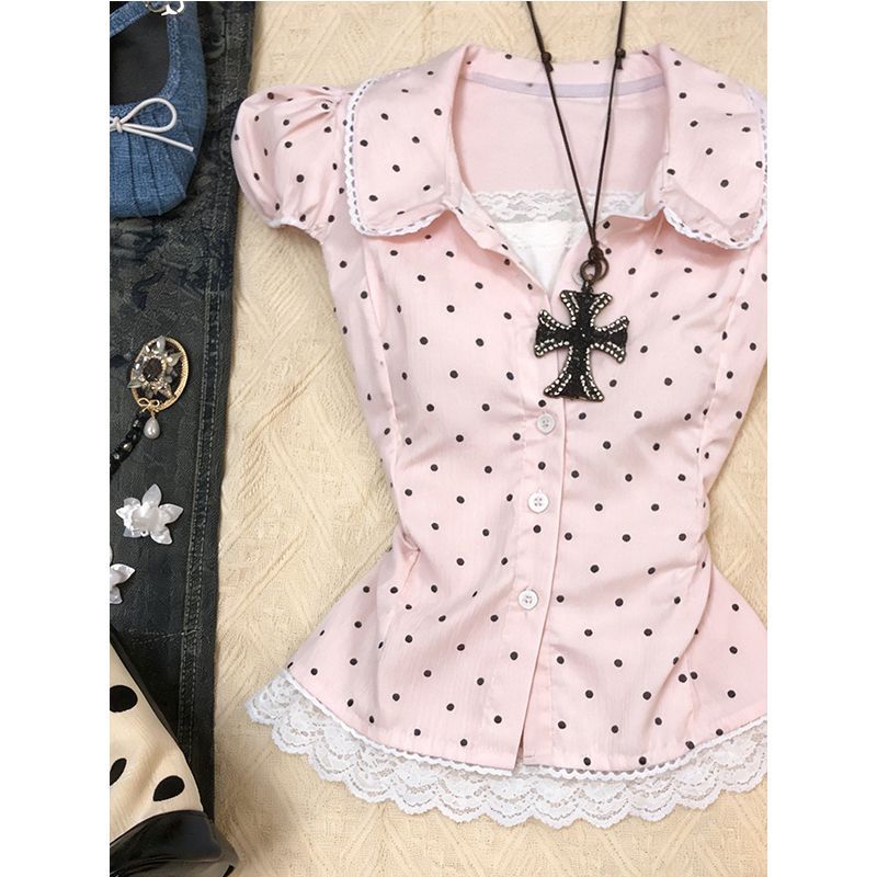 Kimotimo Sweet Polka Dot Short - Women'S Y2K Fashion Aesthetic recensione e prezzo