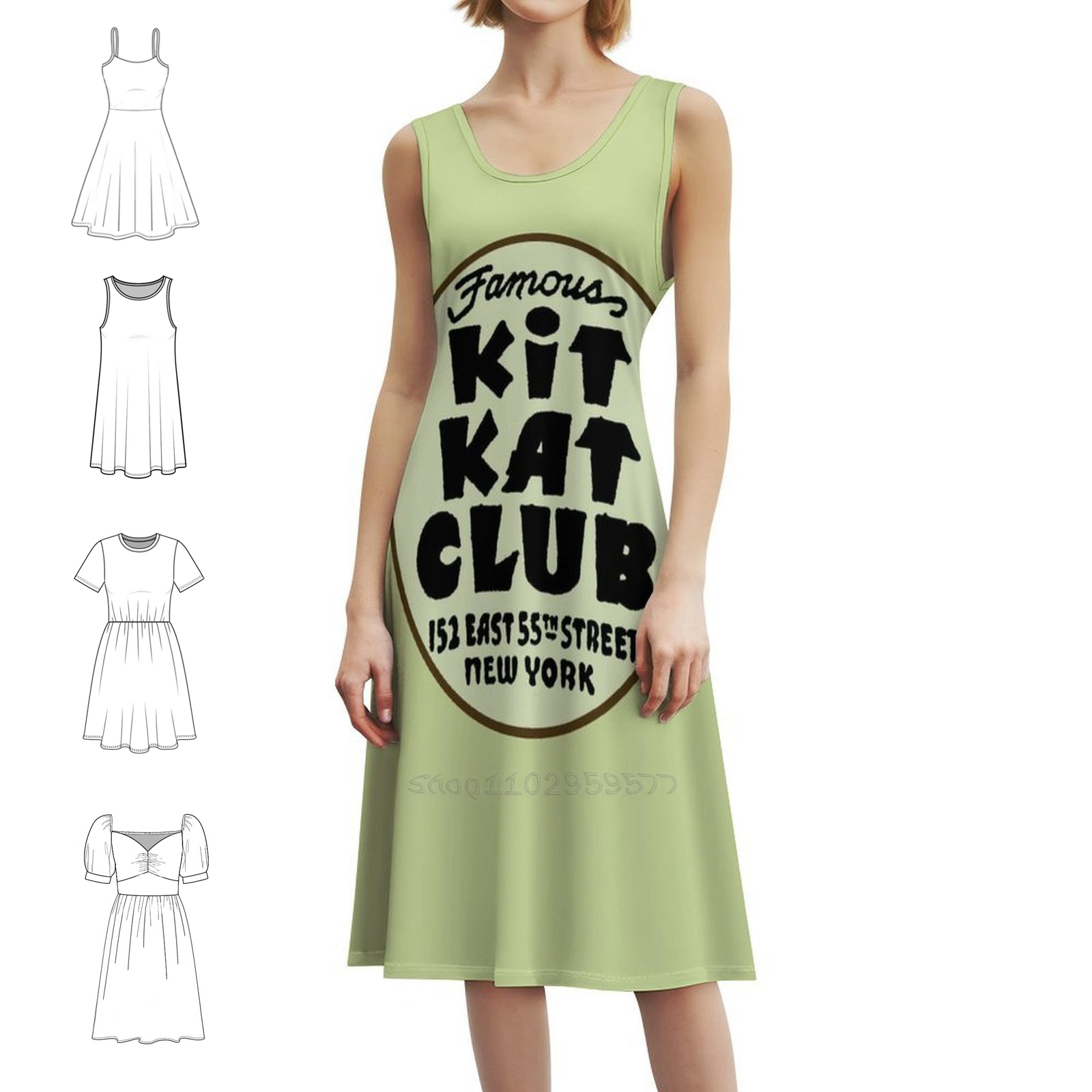 Famous Kit Kat Club-Advert Boh - Women'S Fashion In The 1950S recensione e prezzo