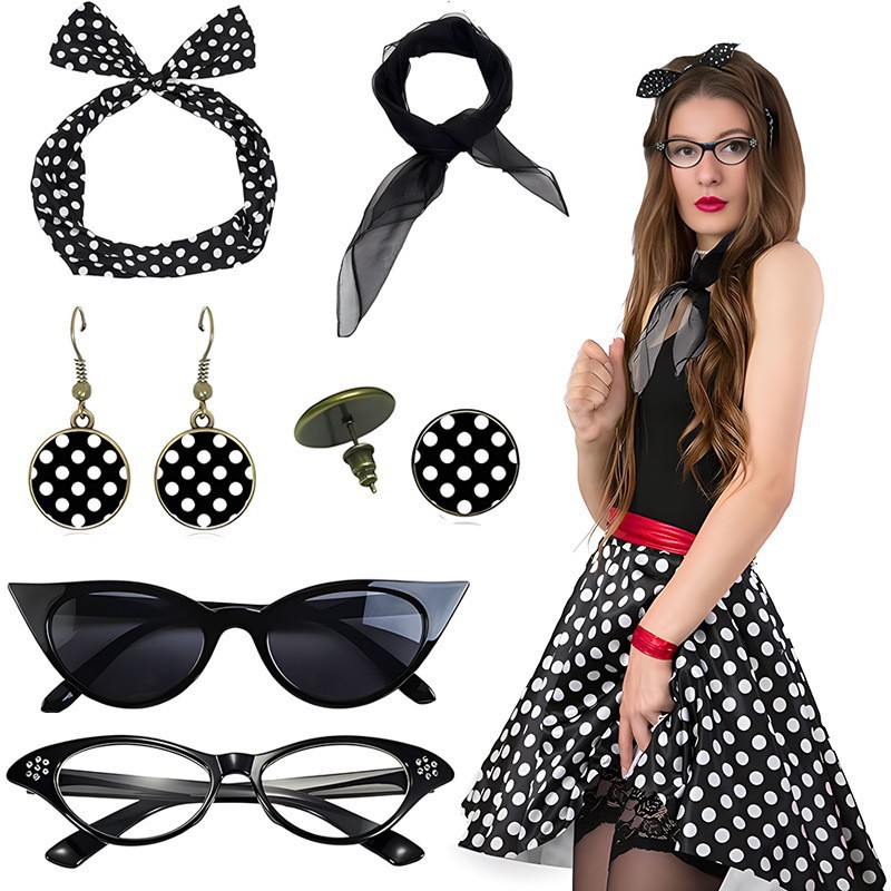 Carnival 1950S Party Polka Dot - Women'S Fashion In The 1950S recensione e prezzo