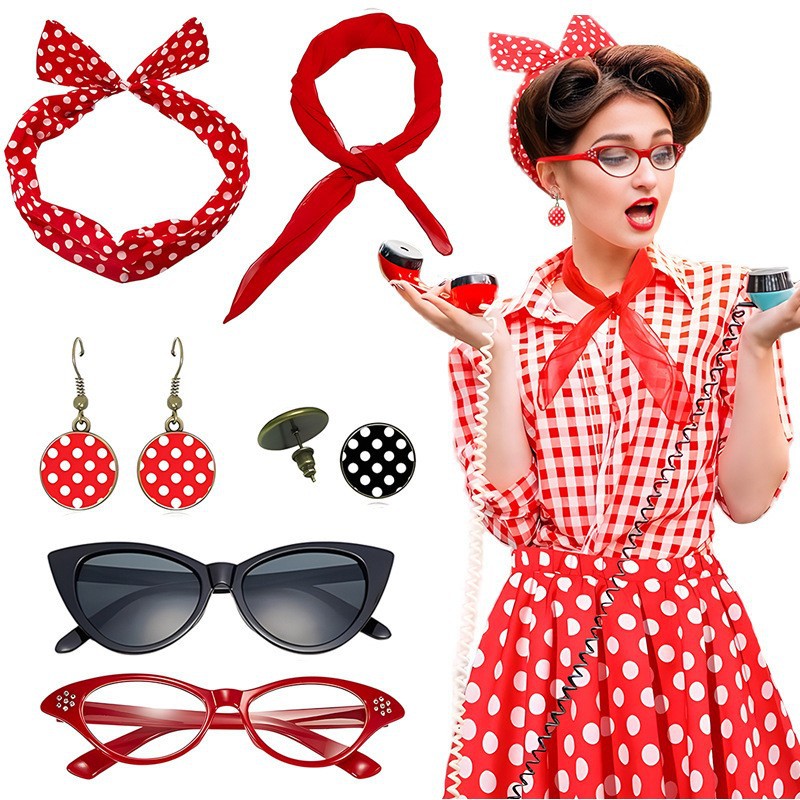 Carnival 1950S Party Polka Dot - Women'S Fashion In The 1950S recensione e prezzo