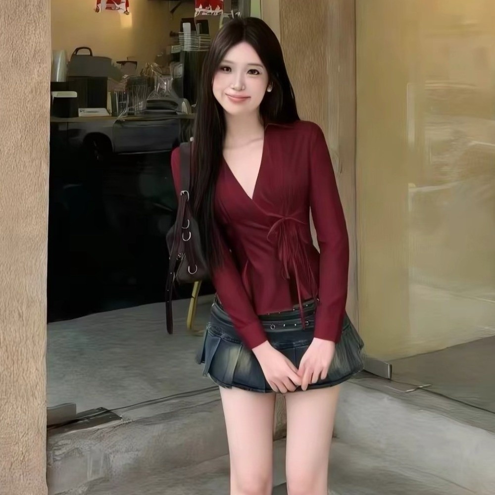 Fashion Long-sleeved Slim Fit  - Women'S Y2K Fashion Aesthetic recensione e prezzo