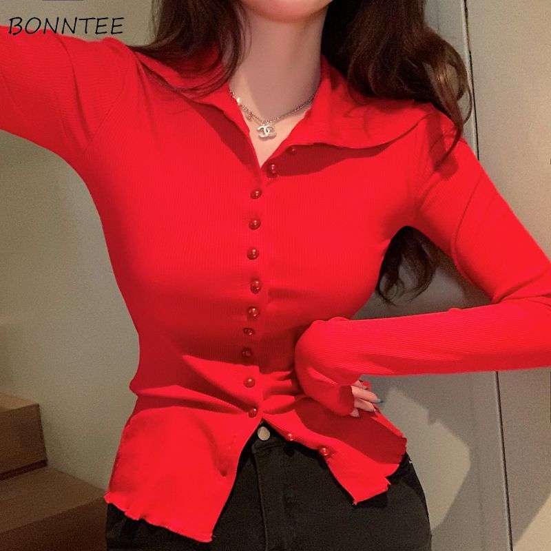 Shirts Women Skinny Elegant Si - Women'S Y2K Fashion Aesthetic recensione e prezzo